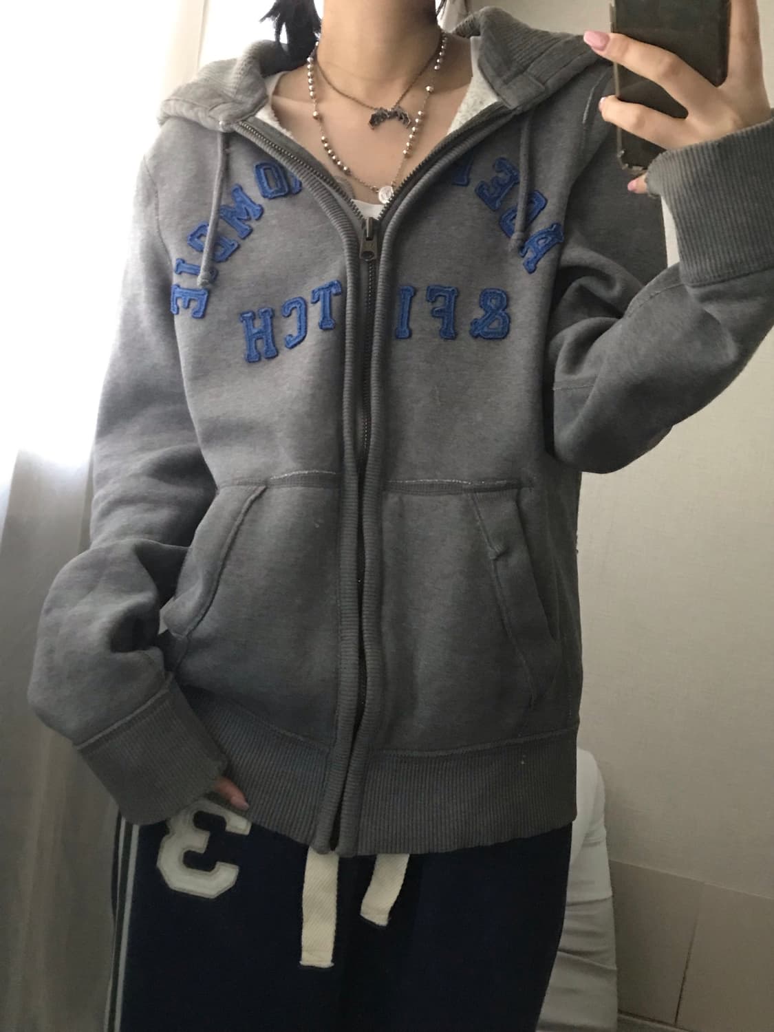 아베크롬비 그레이 후드집업 상품이미지3