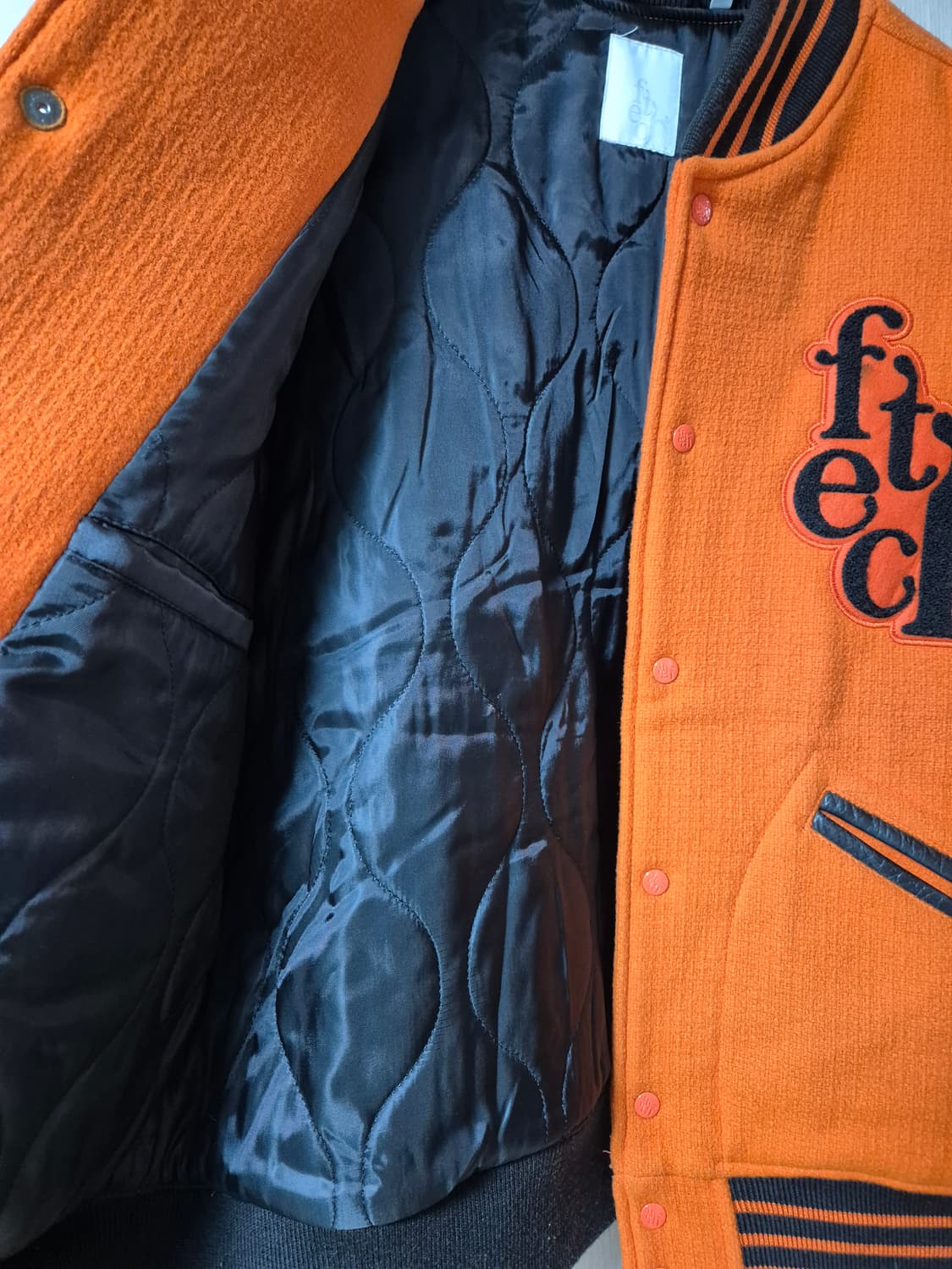 Fetch 바시티 울 자켓 XL 리얼가죽 야구점퍼 상품이미지7