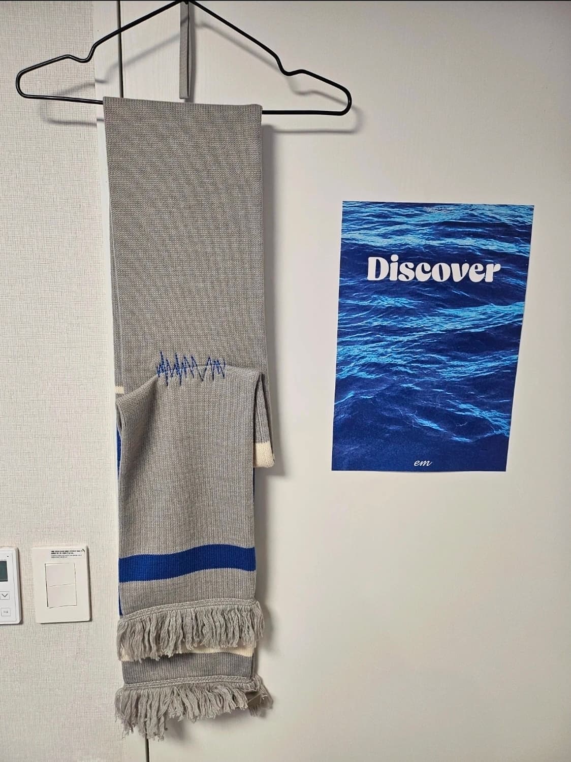 아더에러 19FW 아폴드 머플러 그레이 상품이미지4