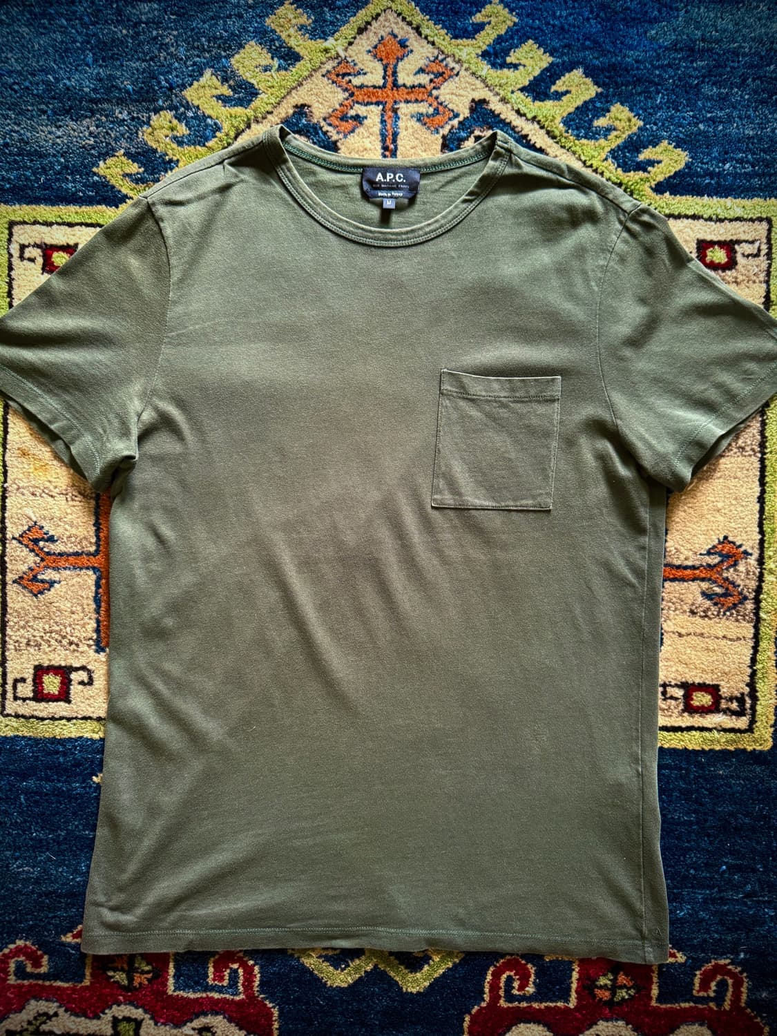 A.P.C. Olive green Pocket T shirt 상품이미지3