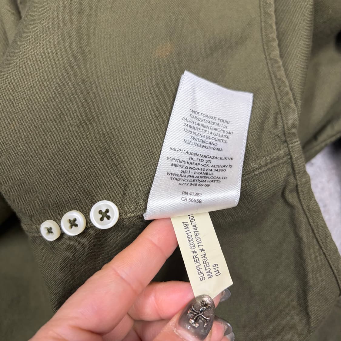 폴로 카키 셔츠[2482] 상품이미지8