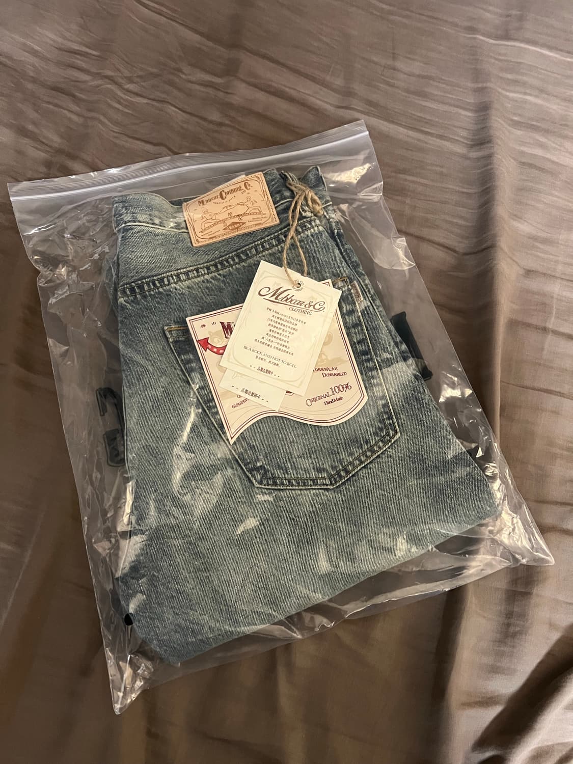 MBBCAR 세미부츠컷 연청데님 28 새제품 상품이미지1