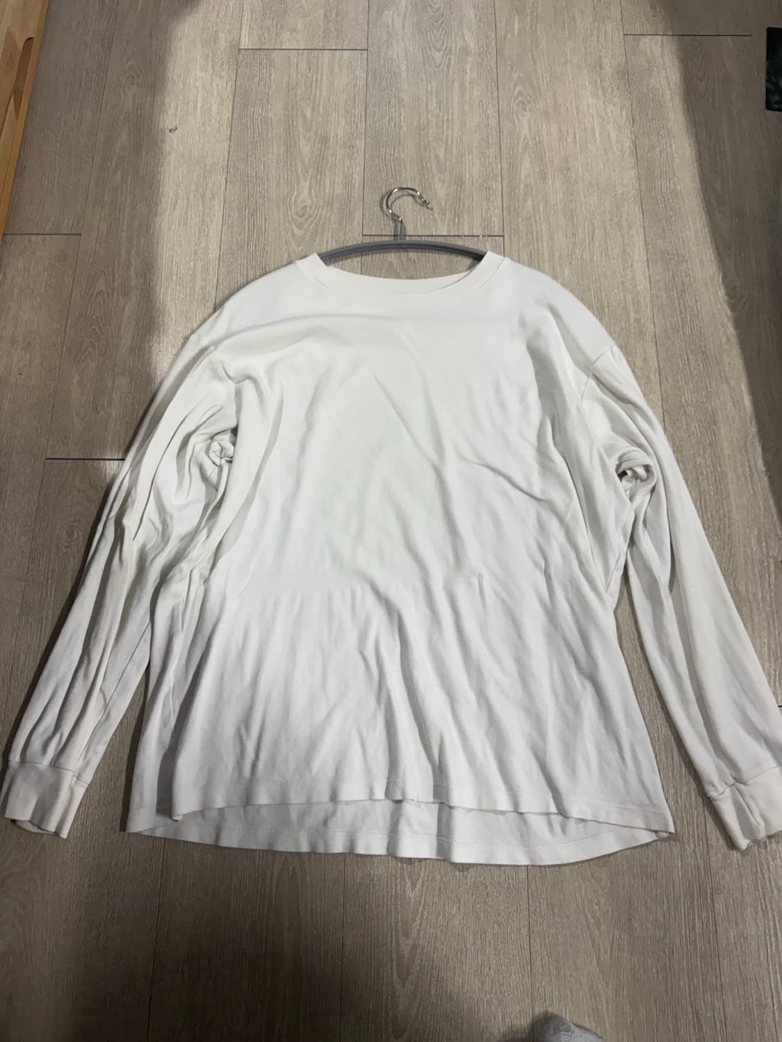 유니클로 터틀넥 롱슬리브 화이트 xl 상품이미지1