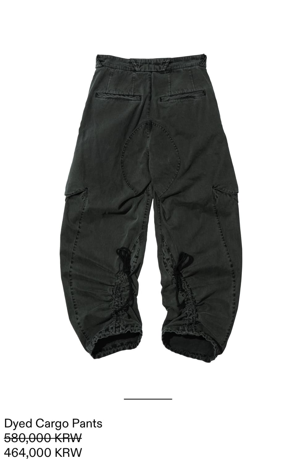 Black Dyeing Cargo Pants 상품이미지9