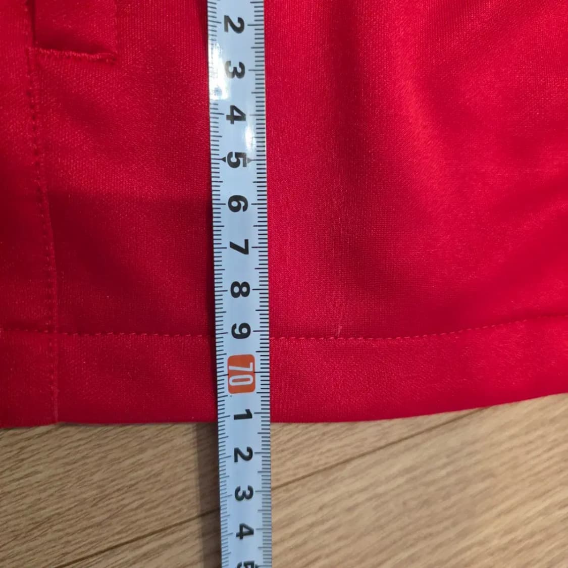 빨간색 아디다스 삼선 트랙탑 XL 상품이미지9