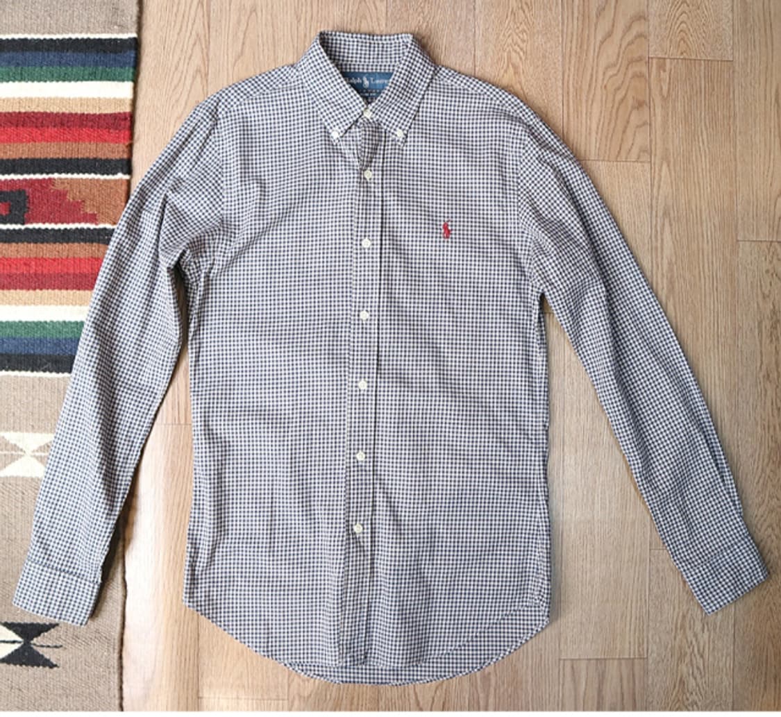 
 polo ralph lauren 폴로랄프로렌 코튼100% 깅엄 체크남 상품이미지1