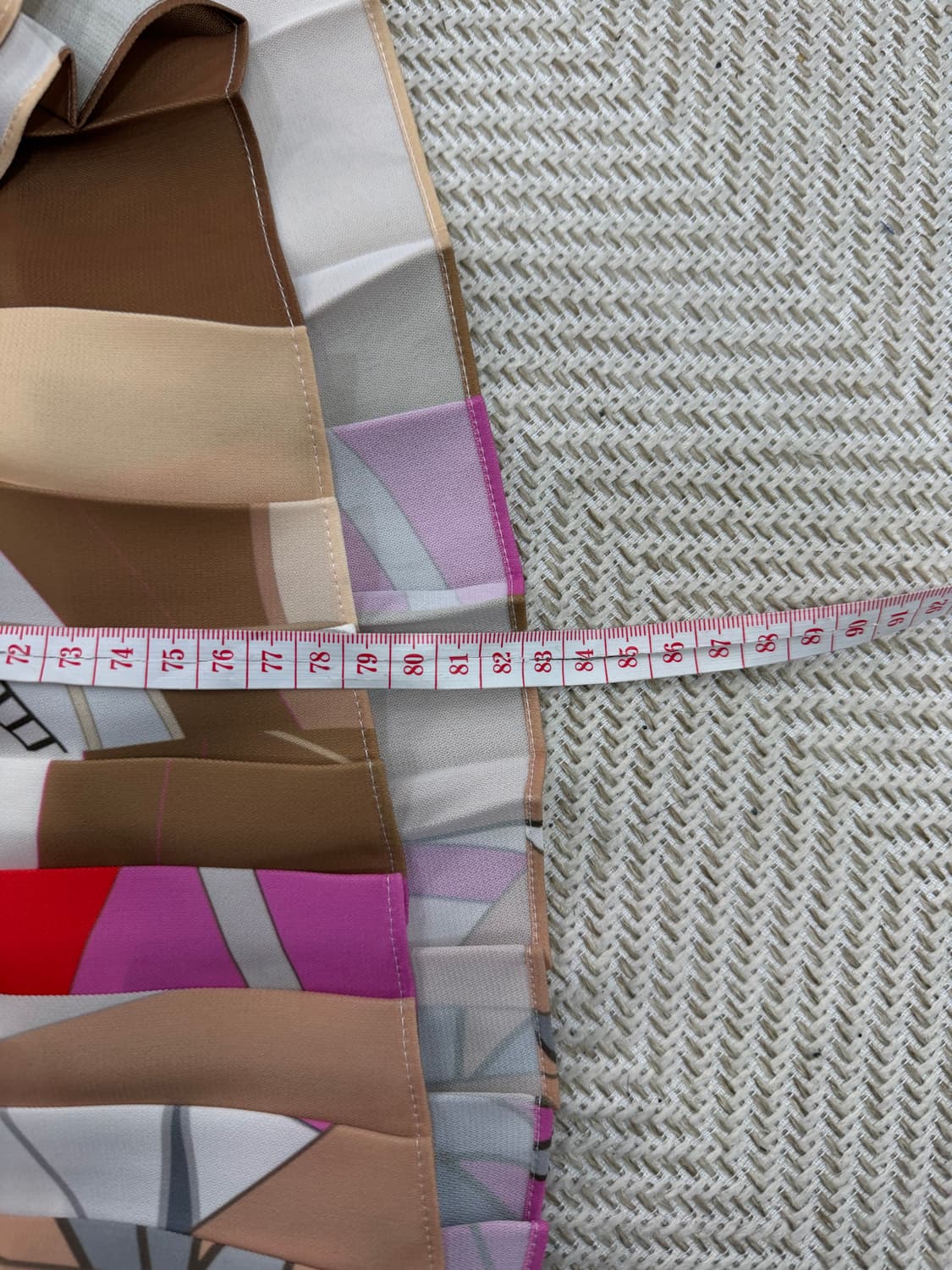 정품) 래트바이티 한섬 패턴 주름 밴딩 스커트 치마 67 상품이미지10