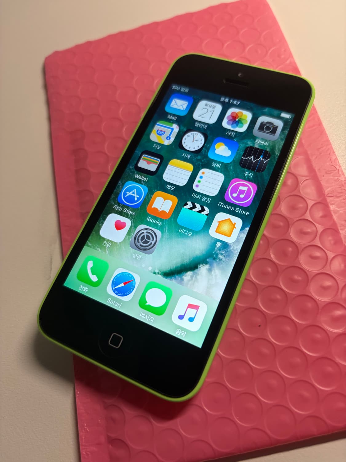 [5월6일 autum_님] 아이폰 5c 그린 16기가 #5054 상품이미지1