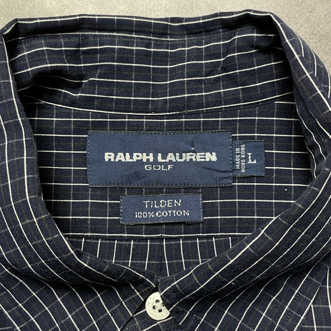 RALPH LAUREN 랄프로렌 네이비 체크 반팔 셔츠 A00769 상품이미지10