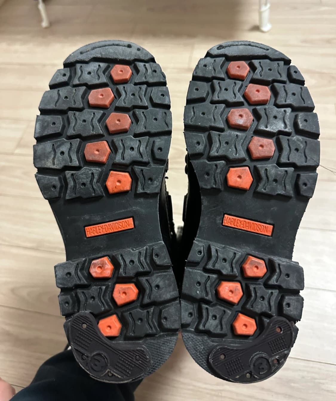 할리데이비슨 블랙 가죽 부츠 220 상품이미지5