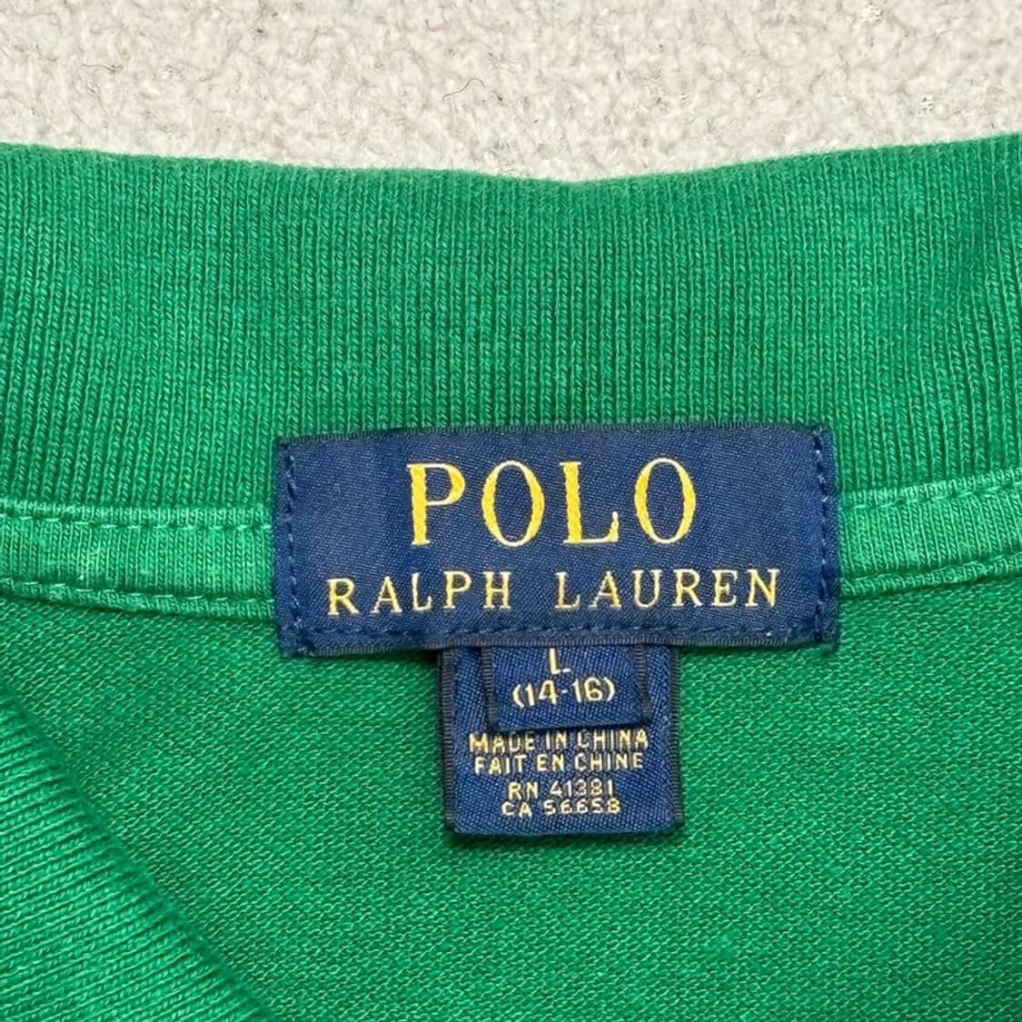 POLO RALPH LAUREN 보이즈 빅포니 티셔츠 그린 L 상품이미지4