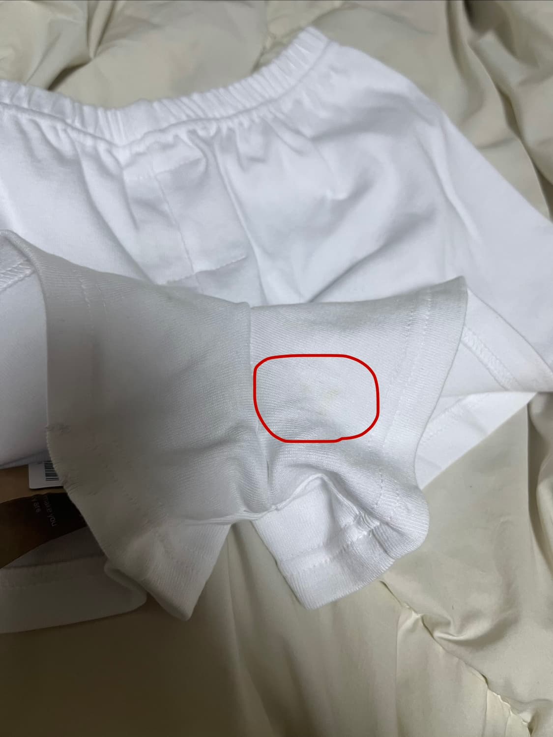 글로니 클래식 버튼 플라이 미니 쇼츠 (화이트) 상품이미지4