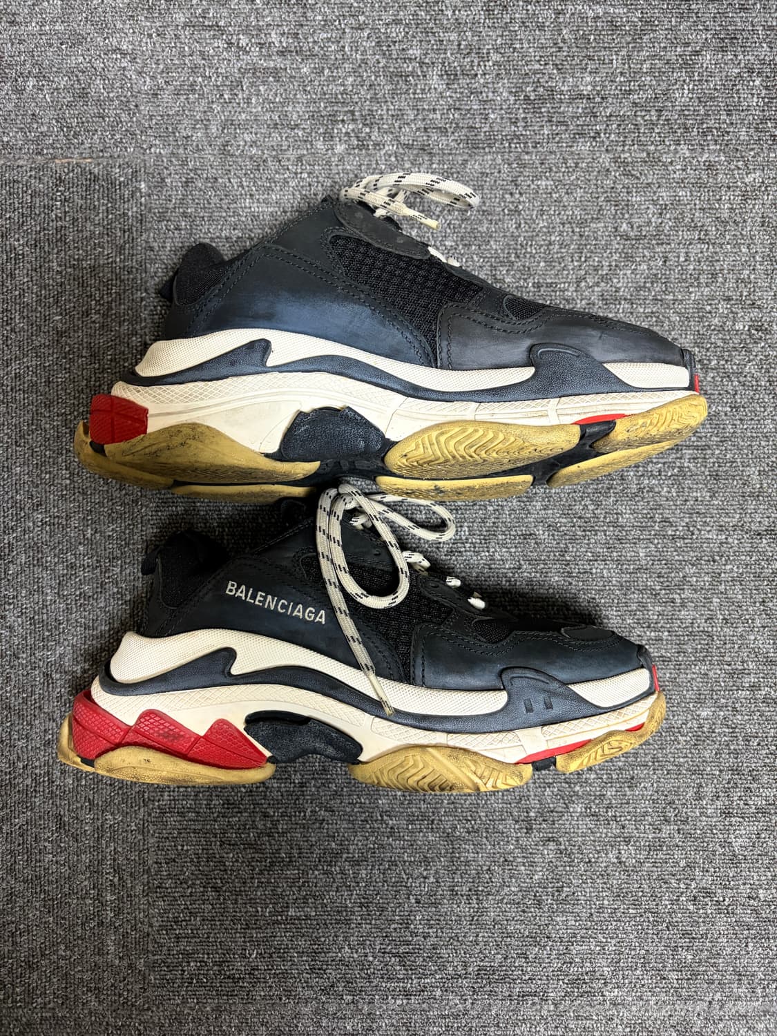 발렌시아가 트리플s 블랙 레드 상품이미지2