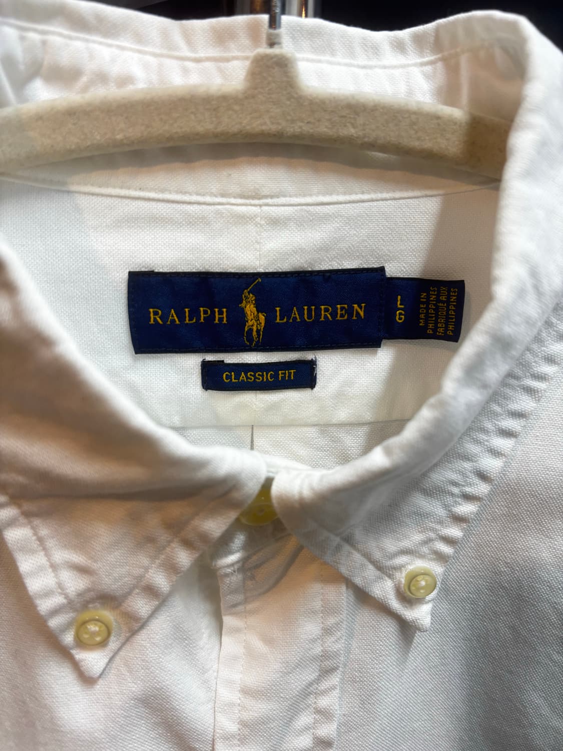 랄프 로렌 클래식핏 옥스포드 셔츠   상품이미지3