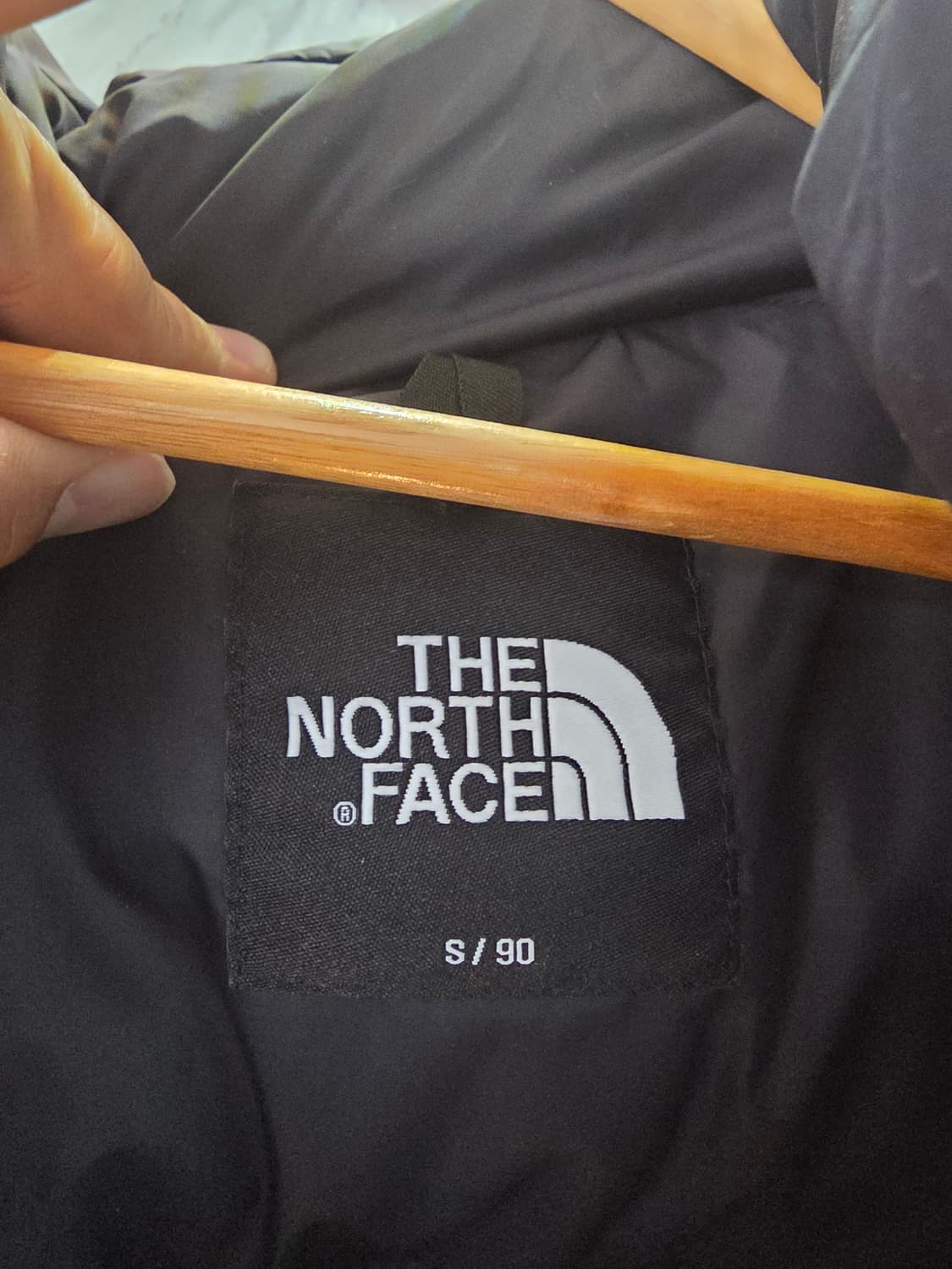 노스페이스 눕시 카모 패딩 S 상품이미지5