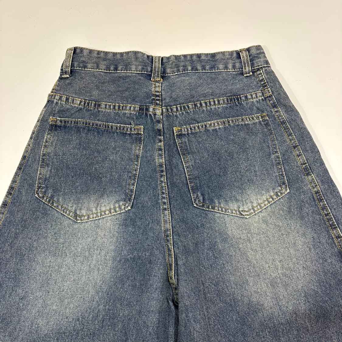 아디다스 파이어버드  삼선 와이드 데님팬츠 상품이미지8