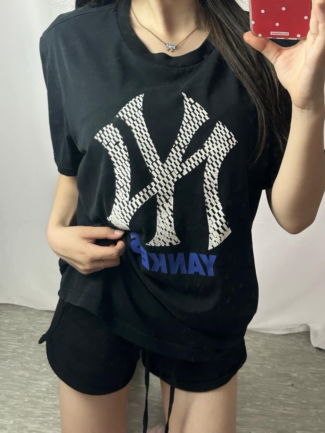 MLB 엠엘비 뉴욕 양키스 빅로고 반팔티 상품이미지1