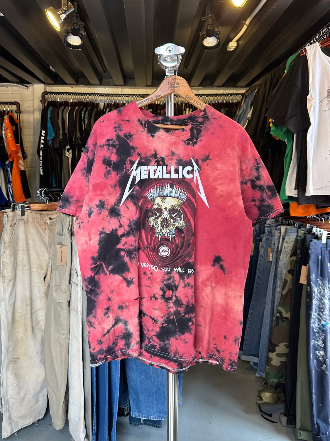 메탈리카 락밴드 프린팅 타이다이 티셔츠 상품이미지1