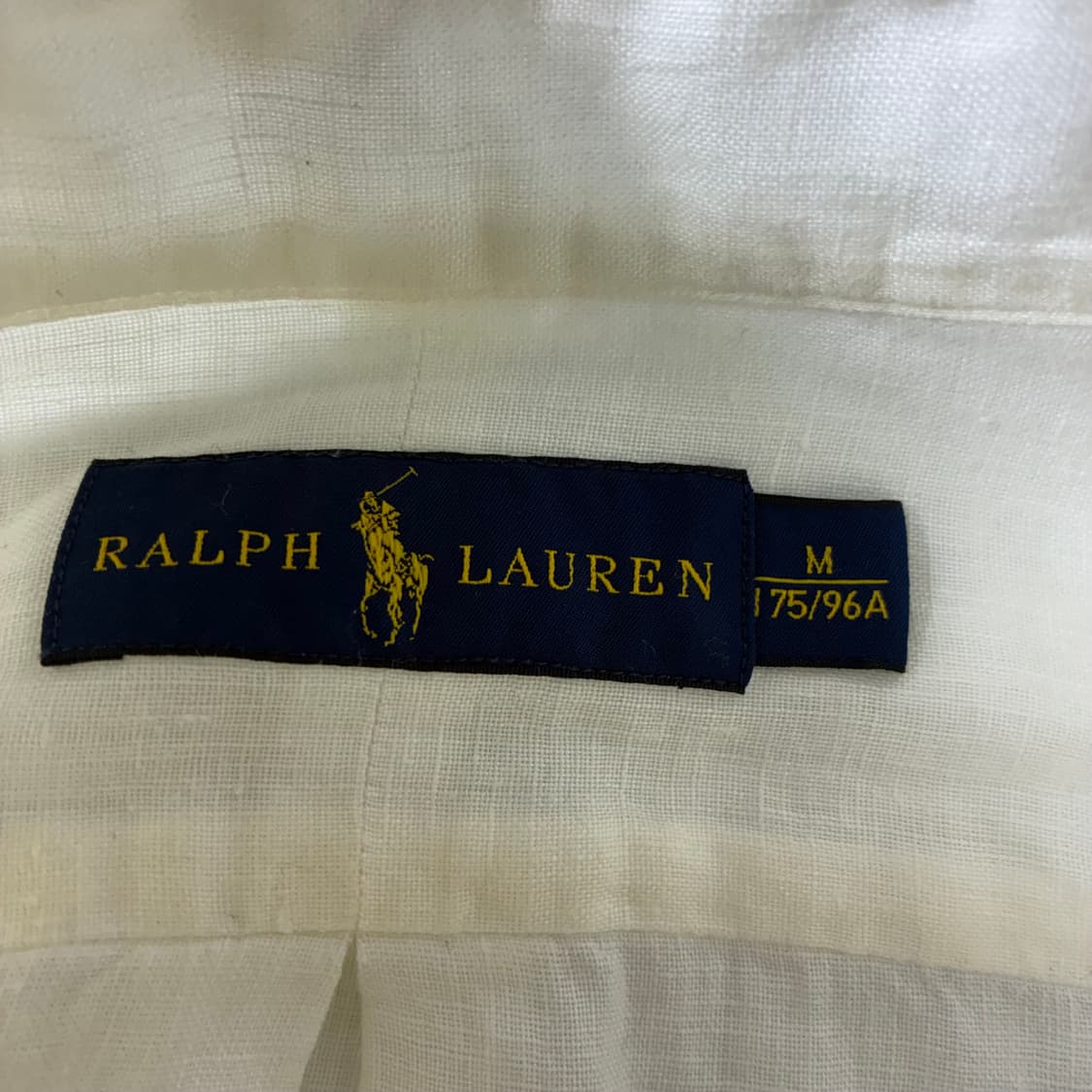 Polo  폴로 랄프로렌 자수 화이트 린넨 셔츠  상품이미지4