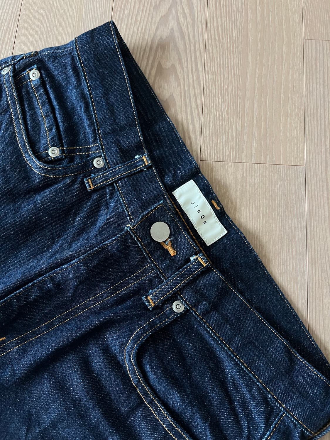 지에다 jieda 셀비지 데님 부츠컷 팬츠 상품이미지2