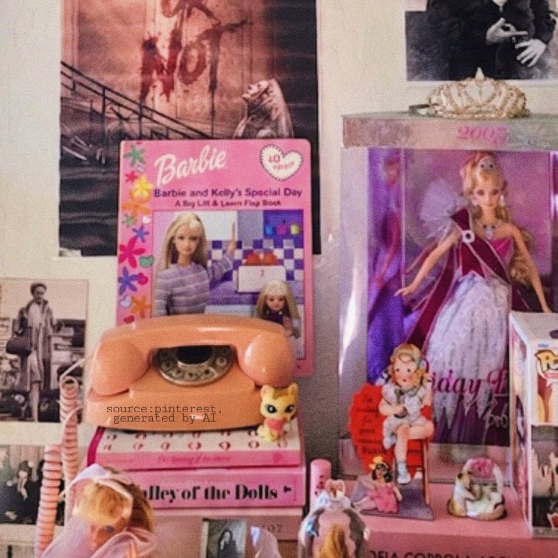 90s Barbie and Kelly’s Special Day 플랩북 상품이미지2