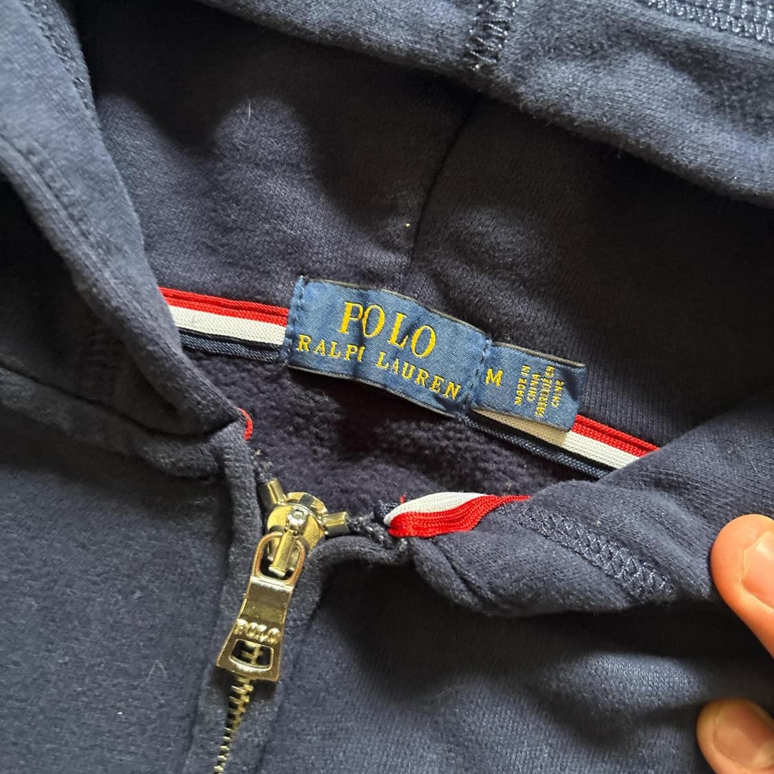 폴로 랄프로렌 빅포니 성조기 후드 집업 상품이미지3