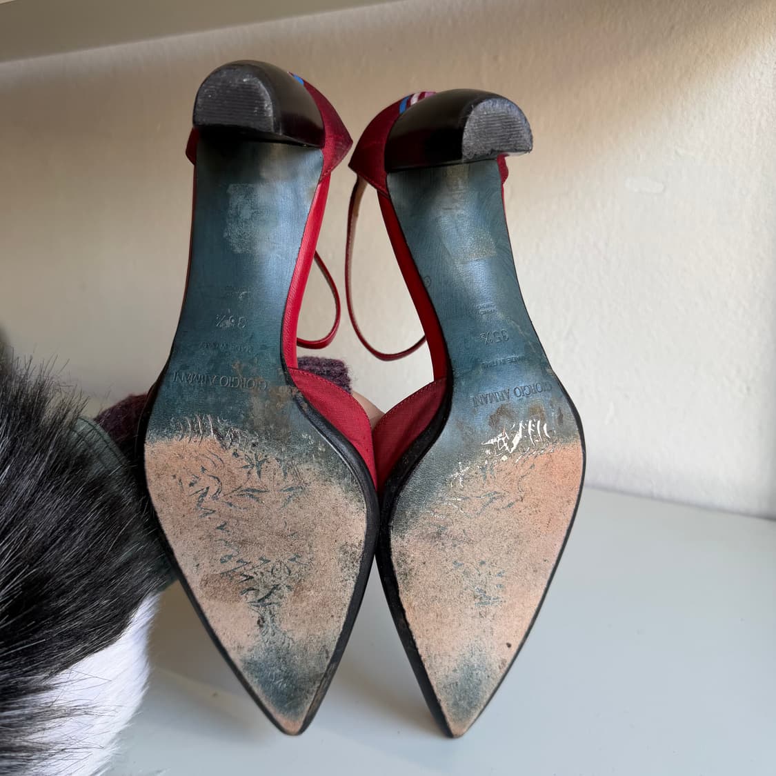 조르지오 알마니 플라워패턴 키튼 힐 상품이미지8