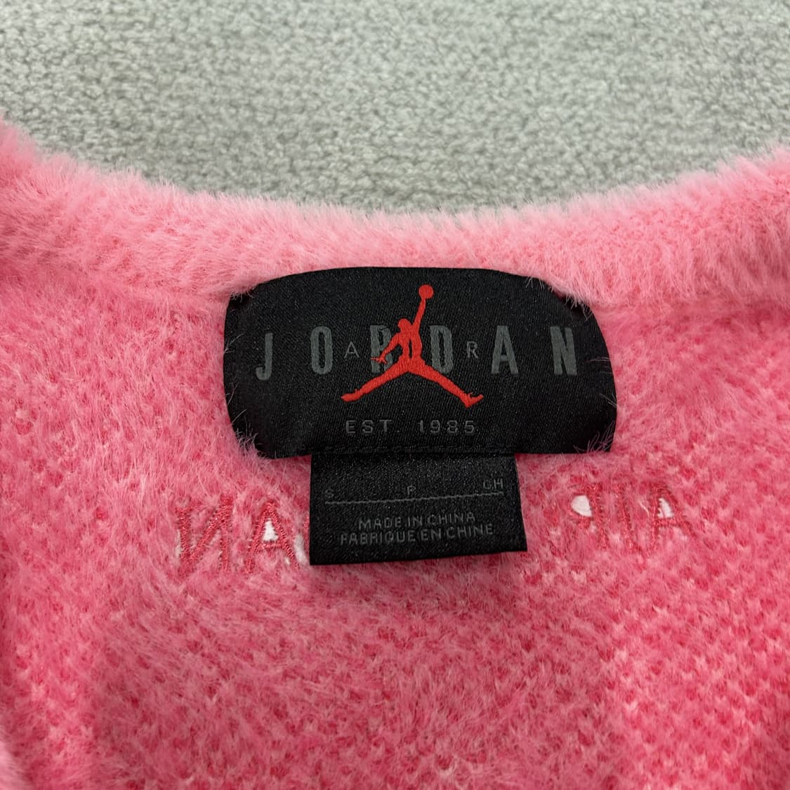 조던 워드마크 가디건 에스터 핑크 s 상품이미지2