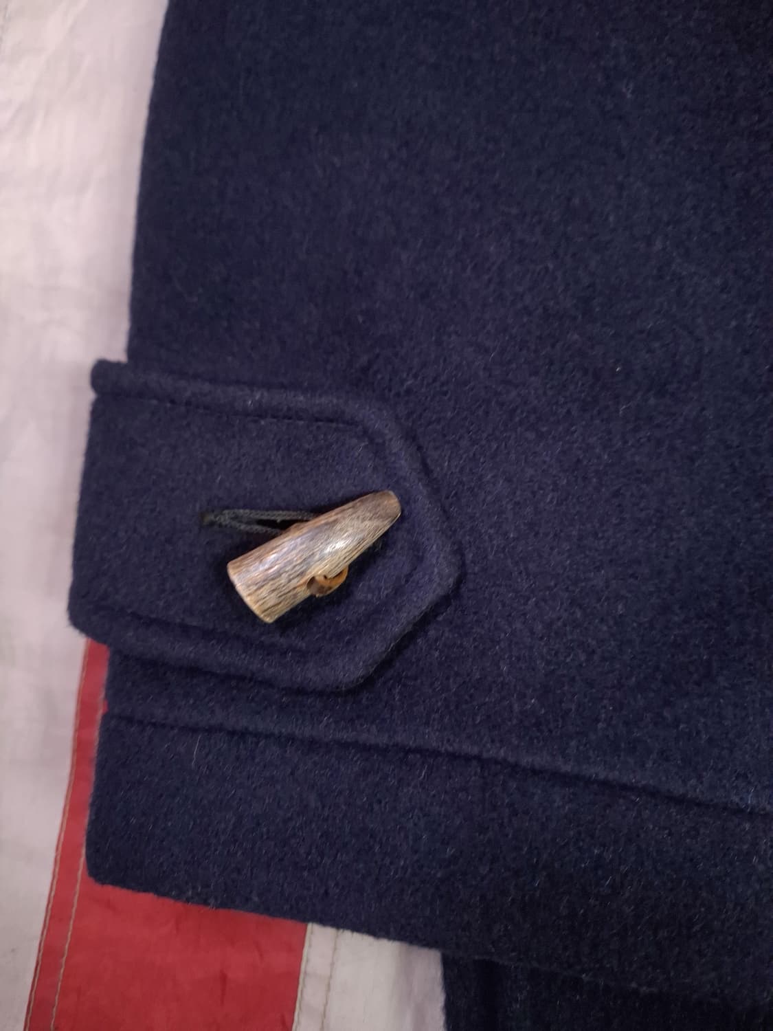 80's 오리지날 영국제조 글로버올 울 타탄체크 더플코트 상품이미지4