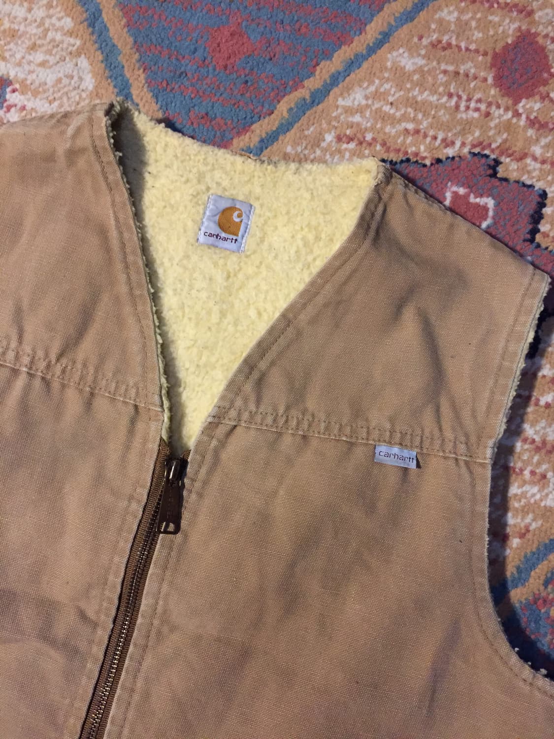 80‘s 쉐르파 덕 캔버스 베스트 자켓 상품이미지2