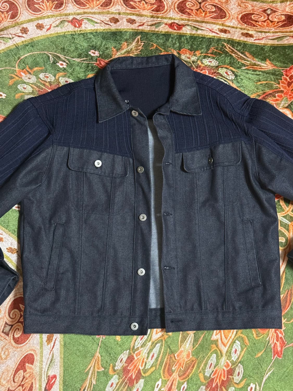 니트 데님자켓 상품이미지1