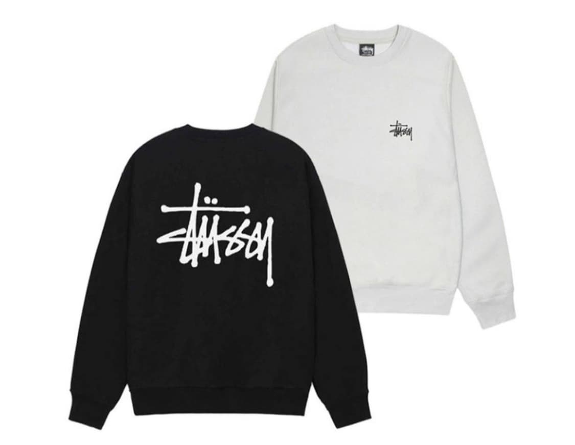 스투시 베이직 맨투맨 상품이미지1