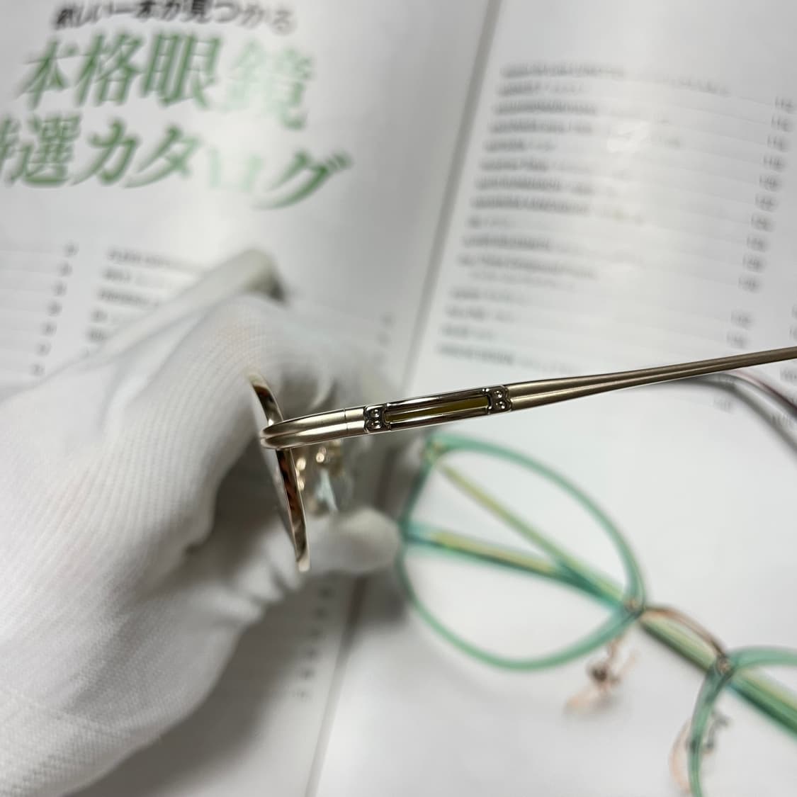 BALLY 발리 명품 골드 티타늄 일본 안경 상품이미지3