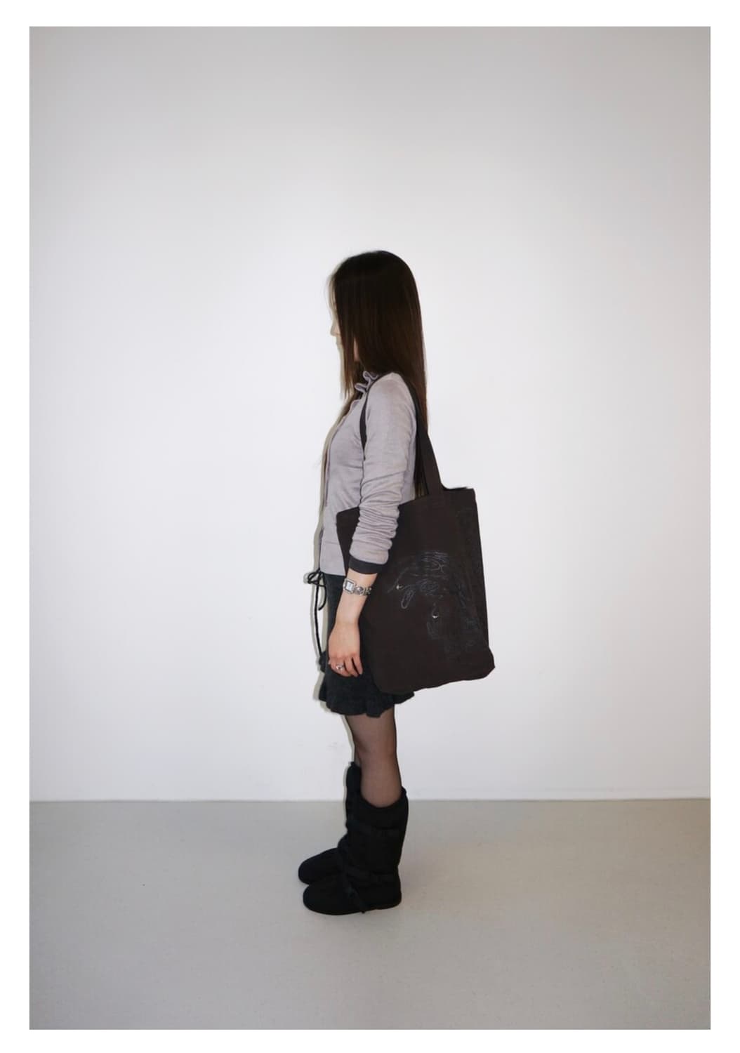 be.sen3ai piercing print shoulder bag 상품이미지8