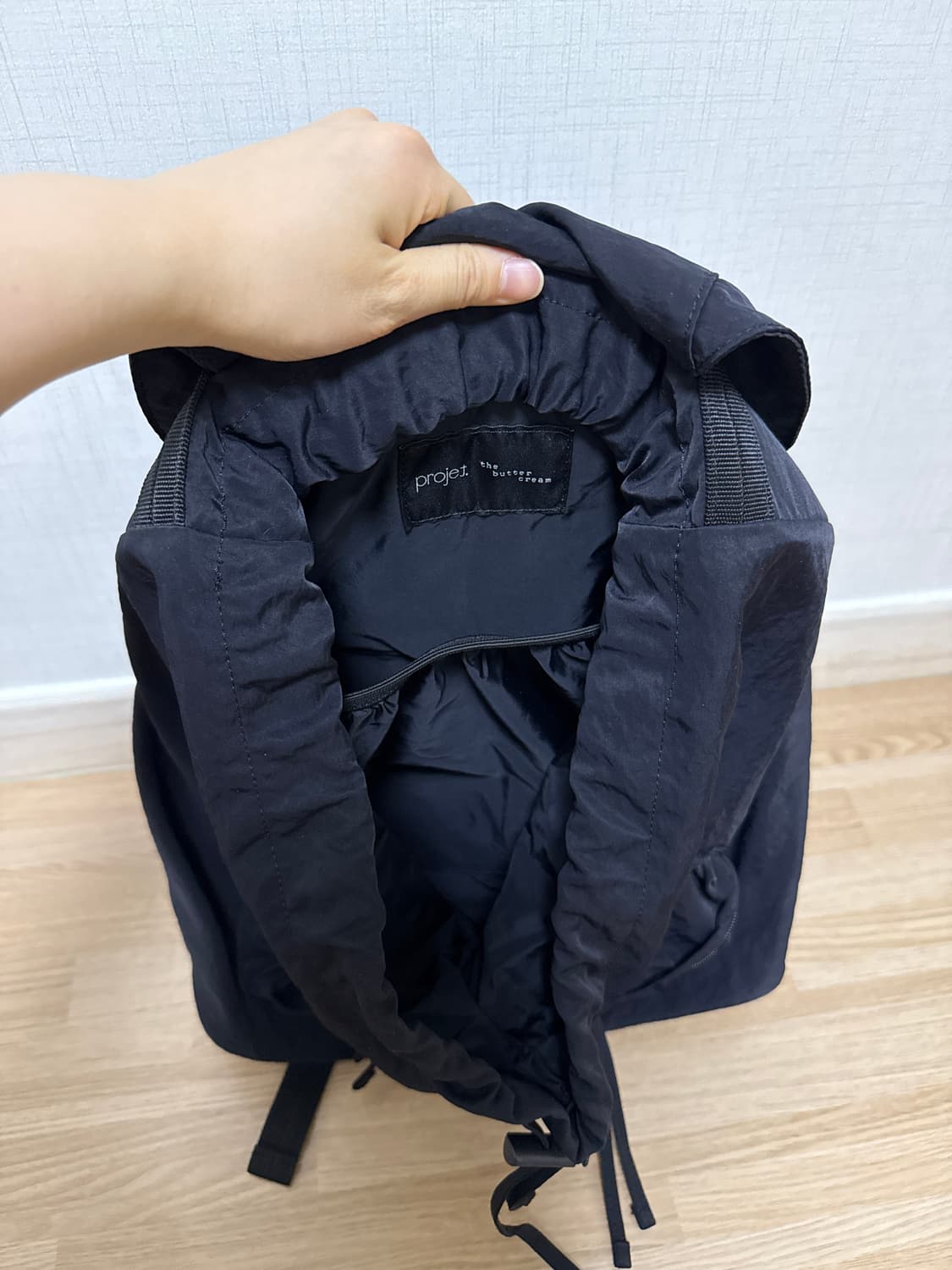 더버터크림x프로제 포켓 스트링 백팩 상품이미지4