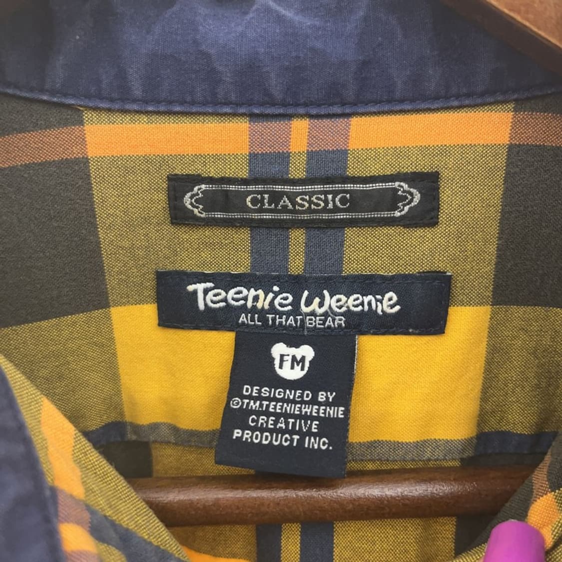 티니위니 키치 슬림핏 플란넬 체크 셔츠 85 C07064 상품이미지5