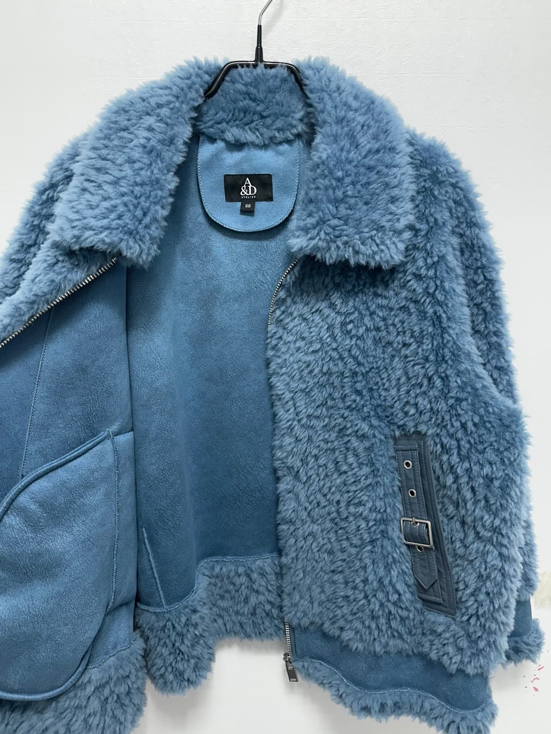 A&D 에이앤디 아뜰리에 호주 양모 컬링 쉬어드 무스탕 자켓 상품이미지7