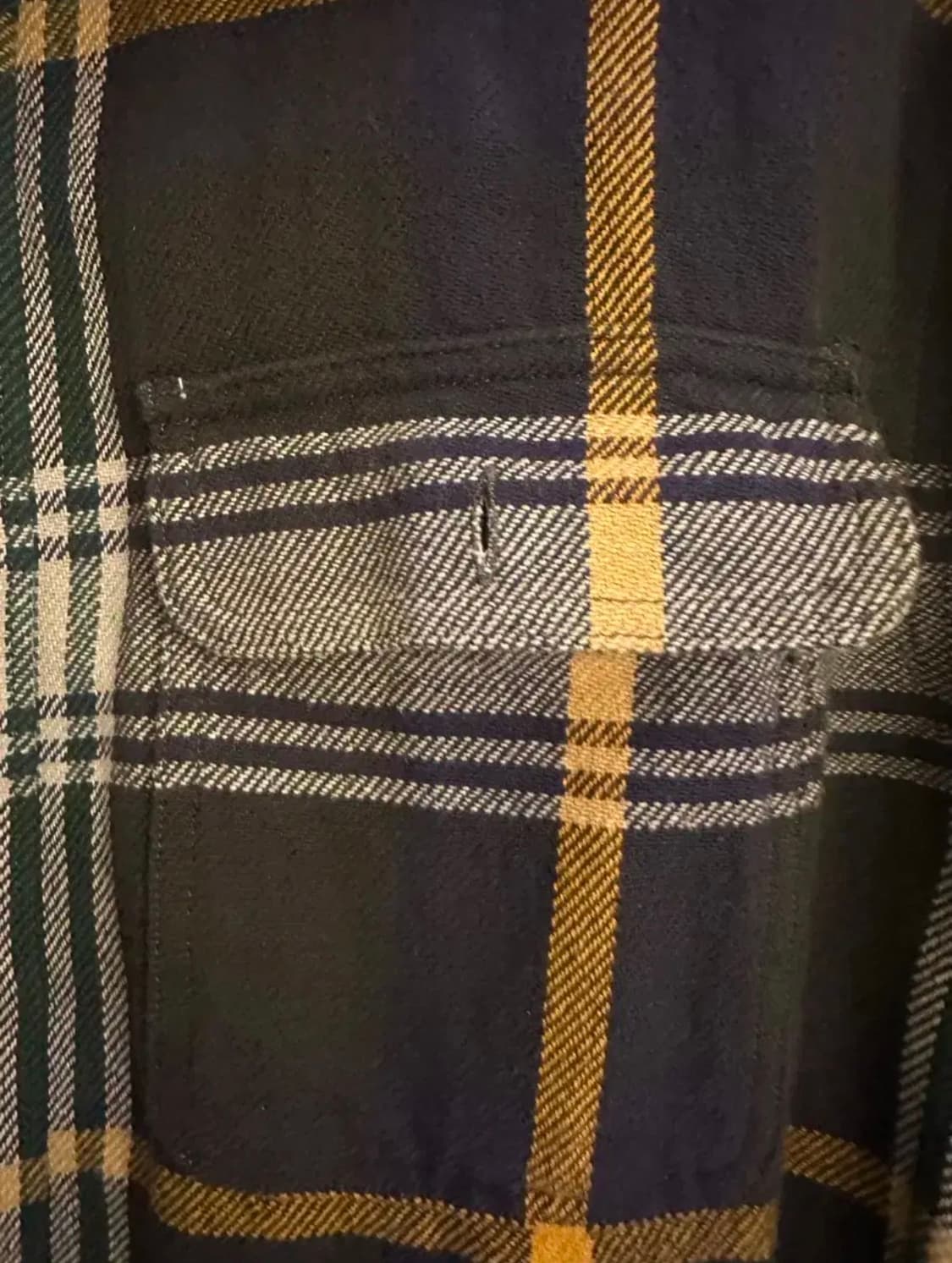 에인레온도르 체크 셔츠 M 상품이미지4