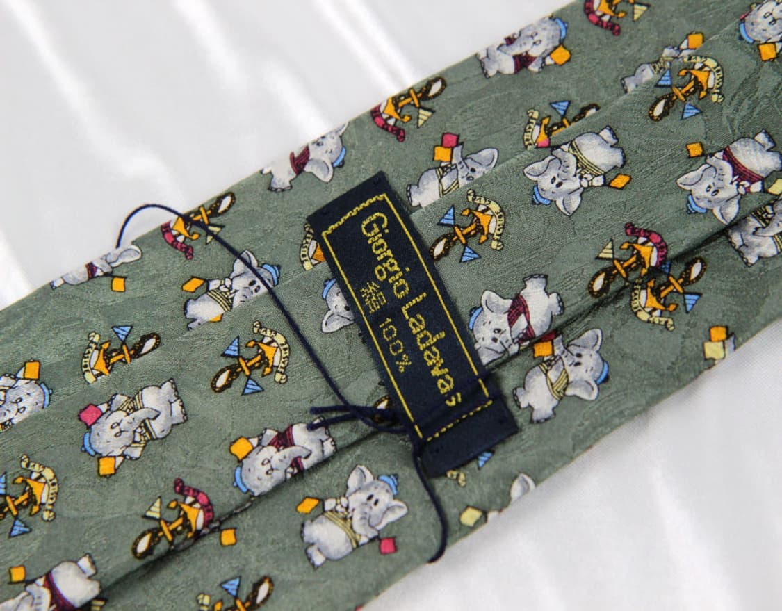 조르지오 라다바스 9.5cm 미사용 S등급 남자 명품 넥타이 상품이미지3