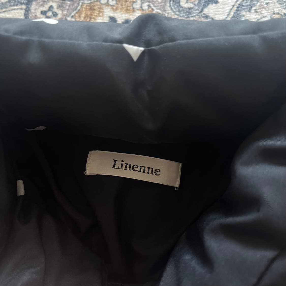 Linenne 하트 도트 크롭 패딩 상품이미지3