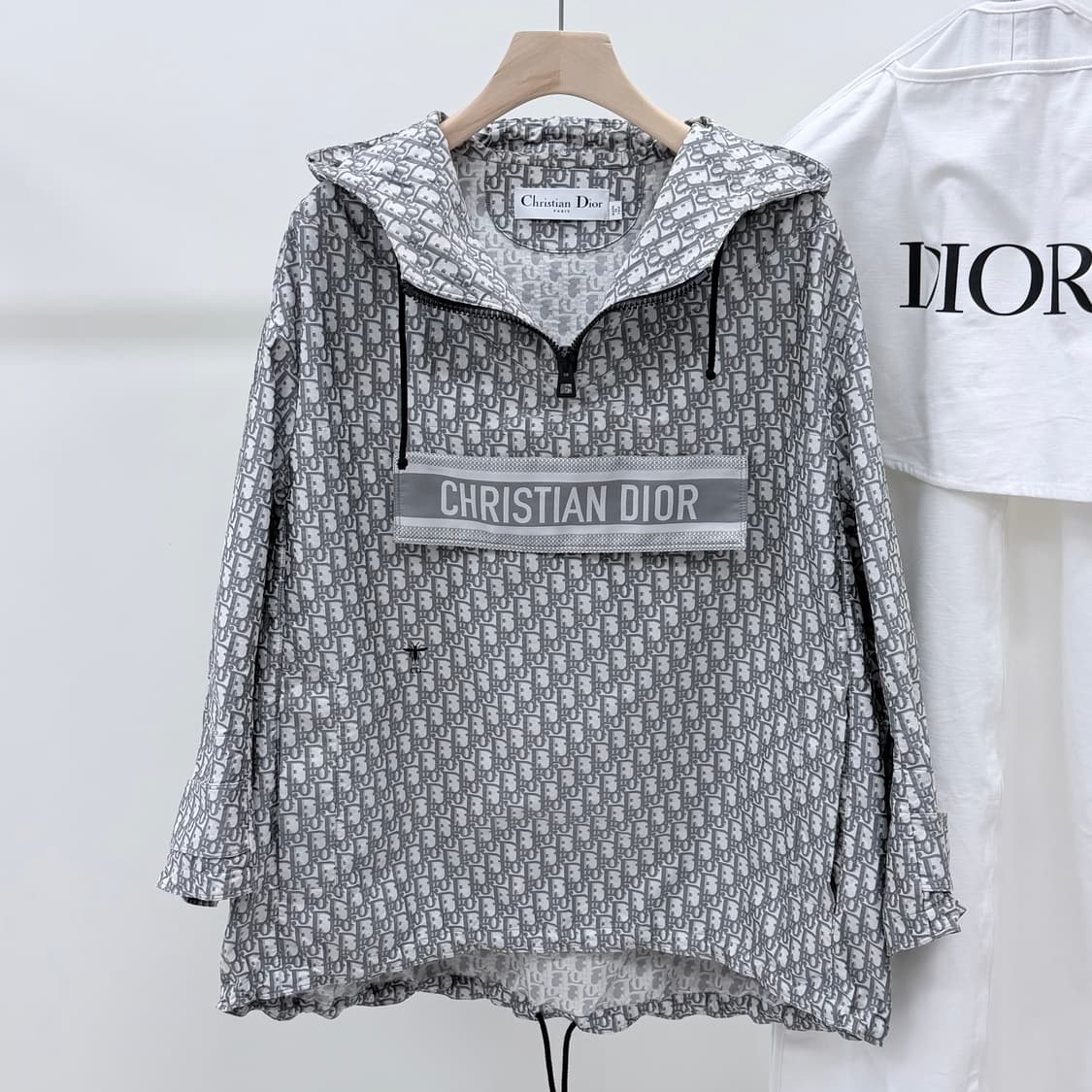 [S+급/오버핏XS] 디올 오블리크 아노락 후드 바람막이 자켓 상품이미지1