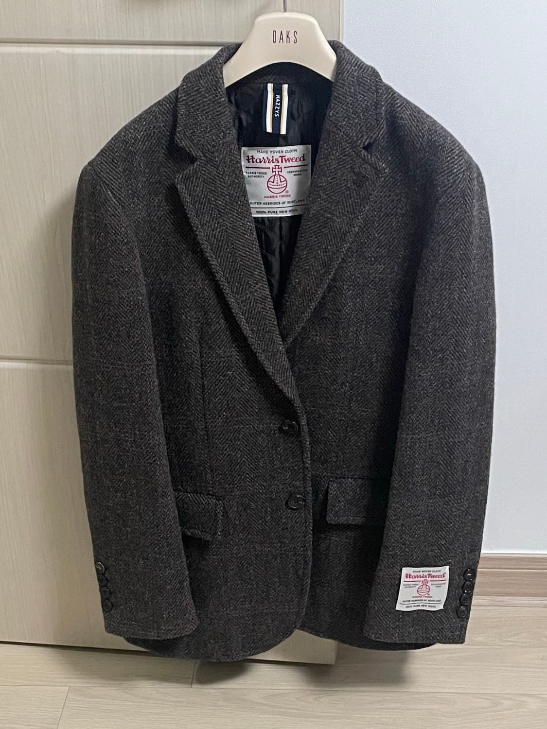 해지스 해리스트위드 자켓팝니드 상품이미지7