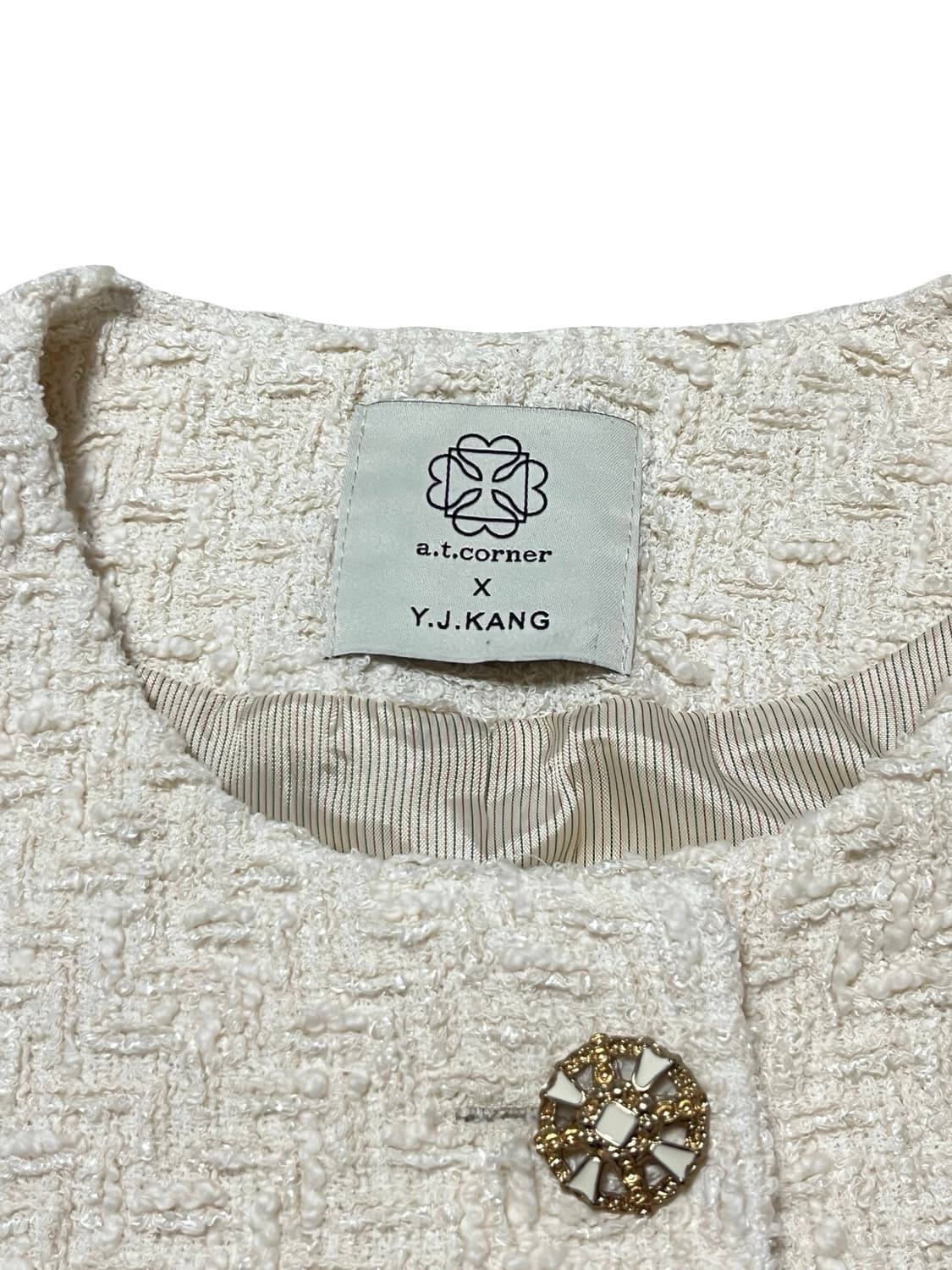 A.T.CORNER X Y.J.KANG 트위드 재킷 상품이미지4