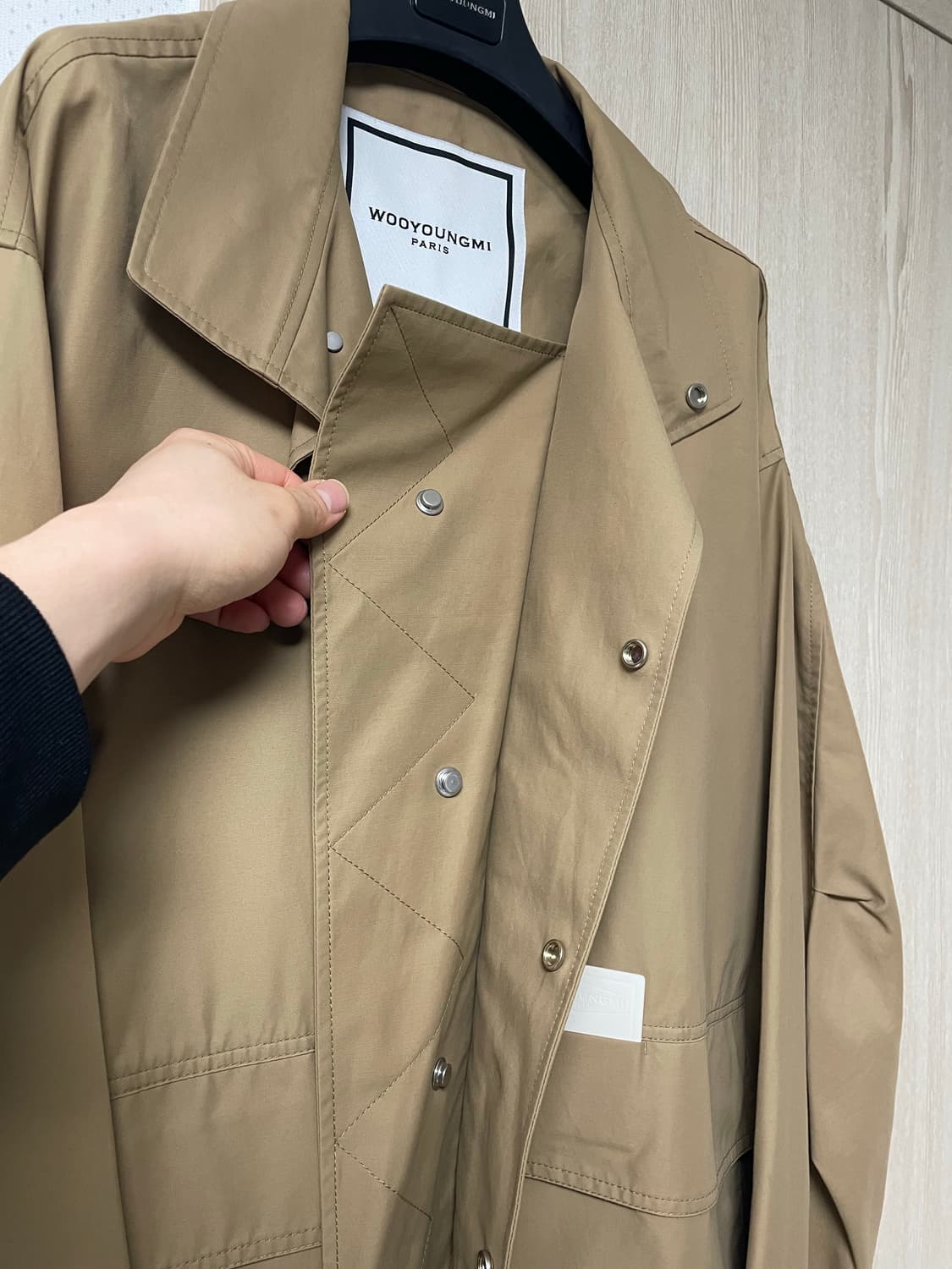 50사이즈, 우영미 21ss 베이지 코치자켓 상품이미지3