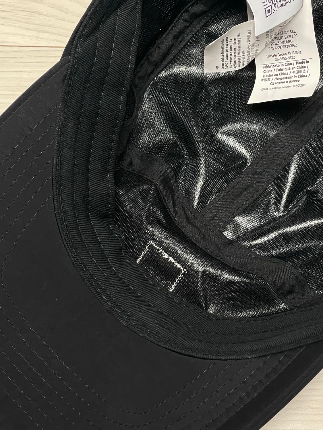 CP컴퍼니 크롬 패널캡 블랙 상품이미지4