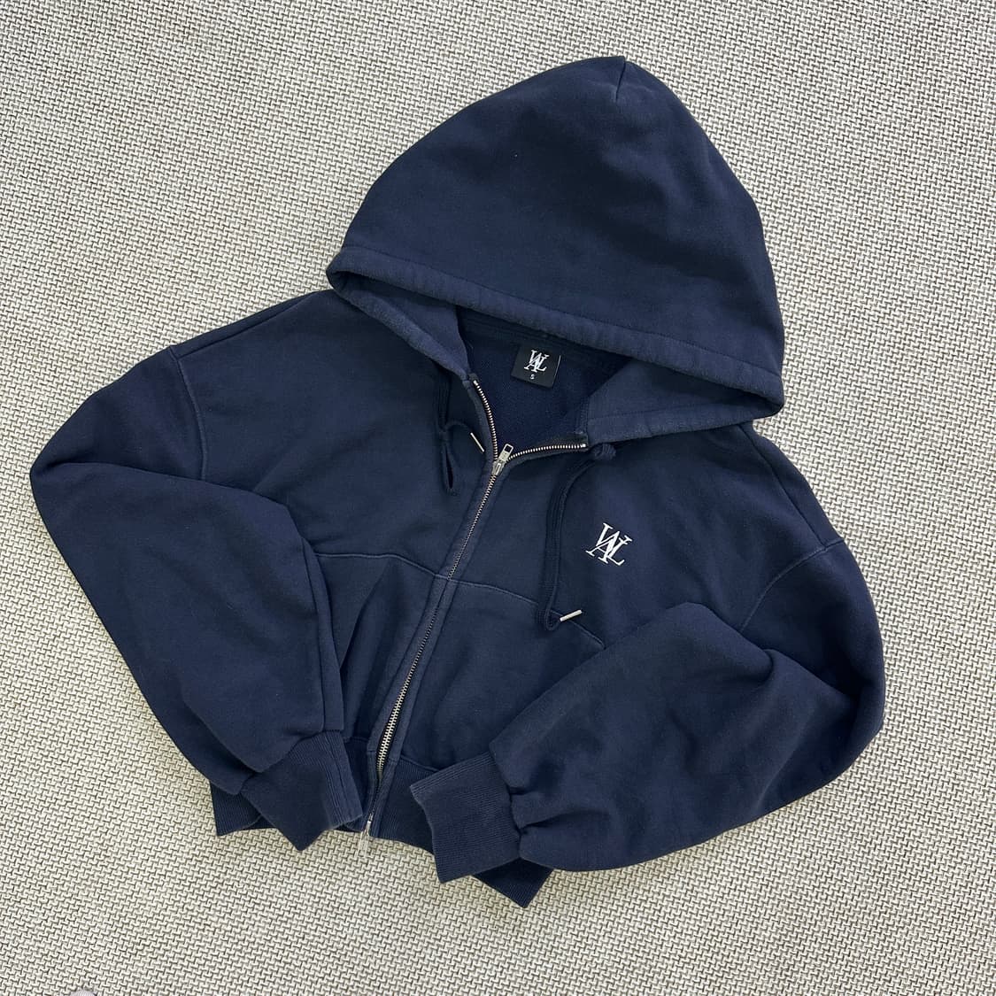 S 우알롱 시그니처 크롭 후드집업 0429D 상품이미지1