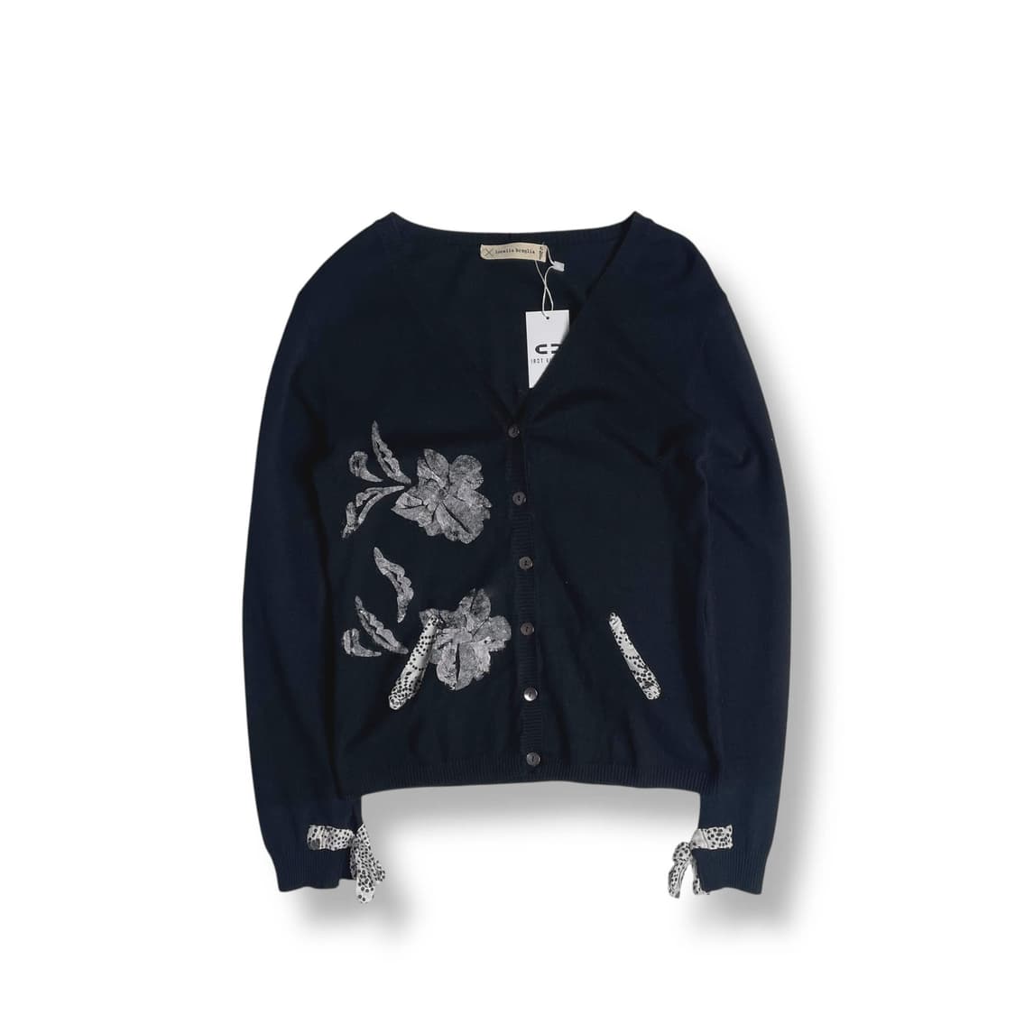 Lorella braglia 플라워 페인트 가디건 (italy) 상품이미지1