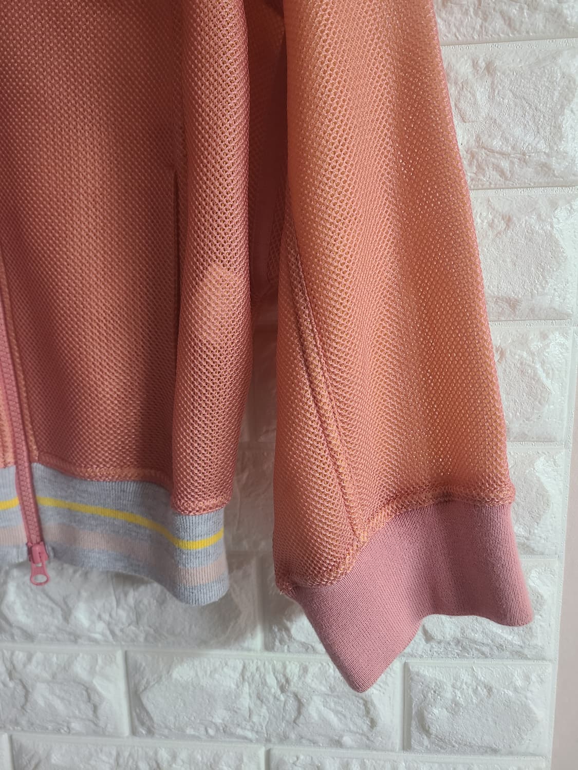 [수165]아디다스x스텔라맥카트니 핑크 메쉬 집업 자켓(55) 상품이미지2