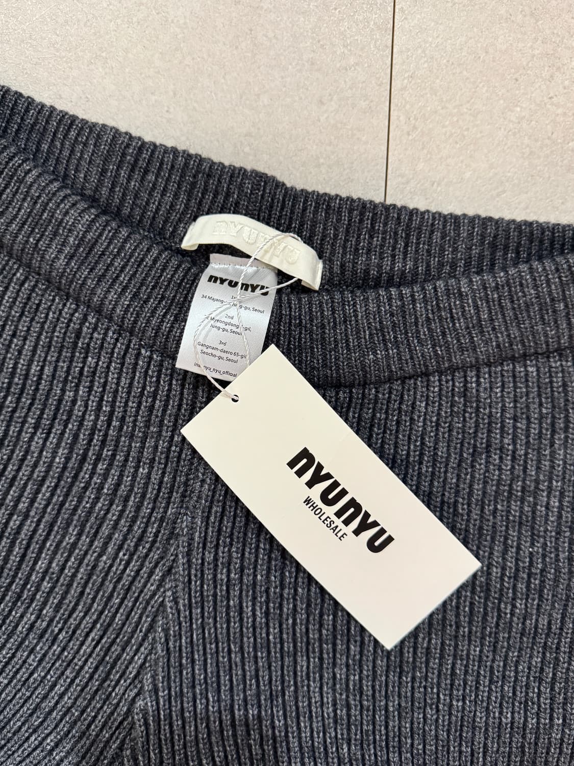 뉴뉴 니트 숏팬츠 상품이미지3