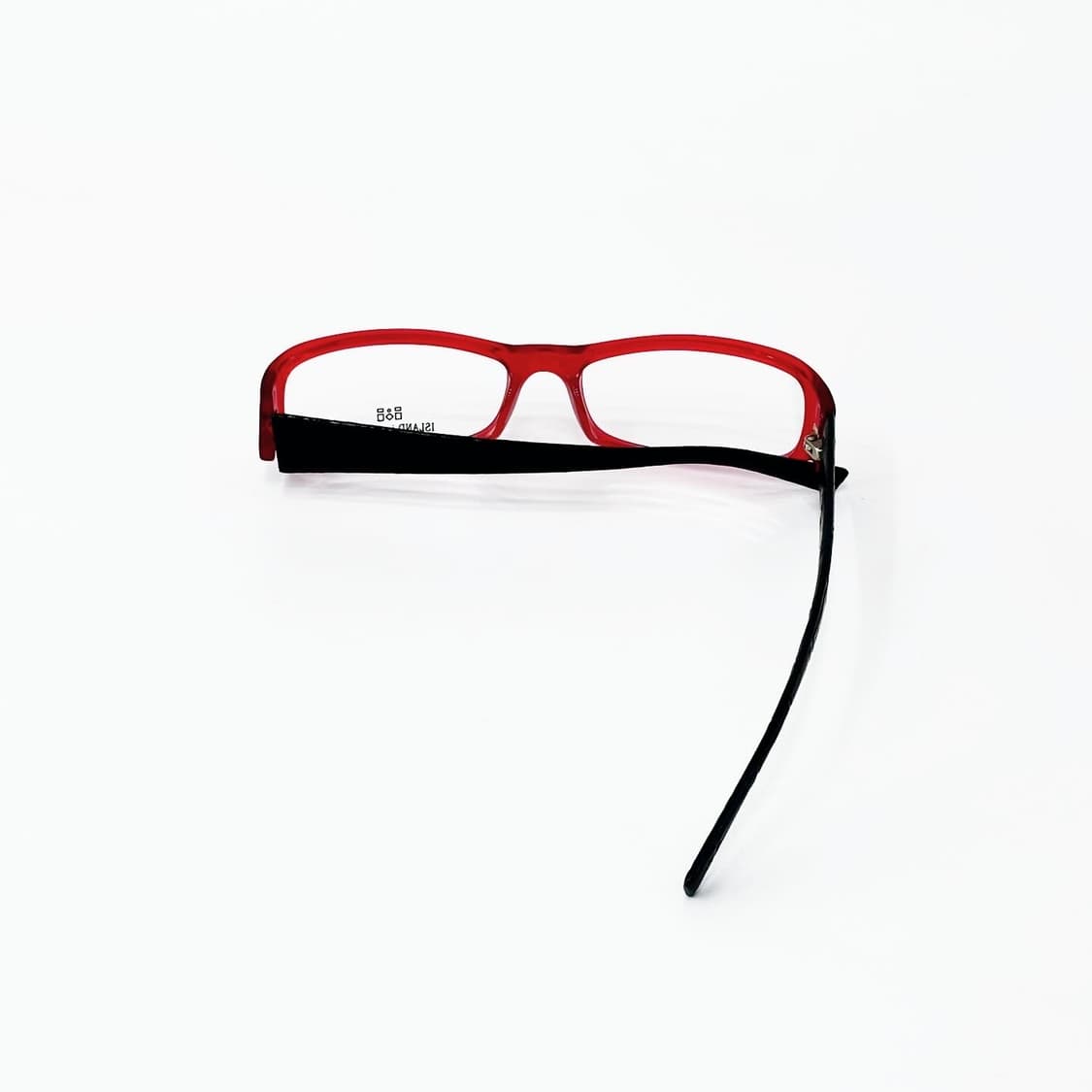 ISLAND in ISLAND 레드 가죽 뿔테 안경 상품이미지4